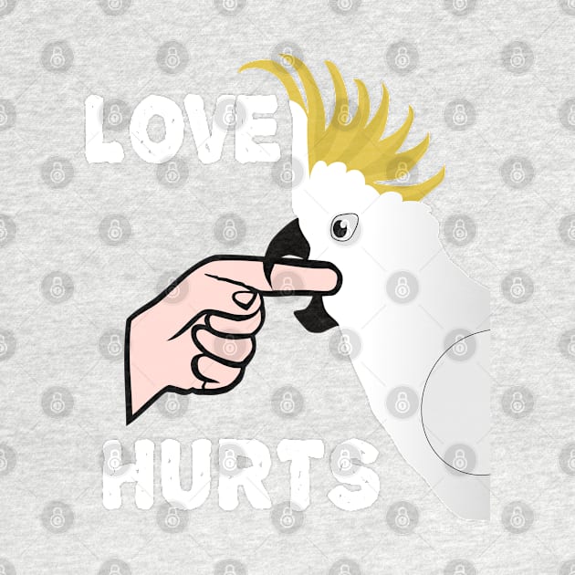 Love Hurts - Sulphur Crested Cockatoo Parrot by Einstein Parrot